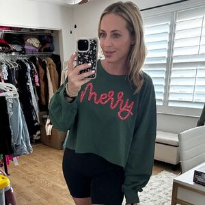 Green Merry Sweater